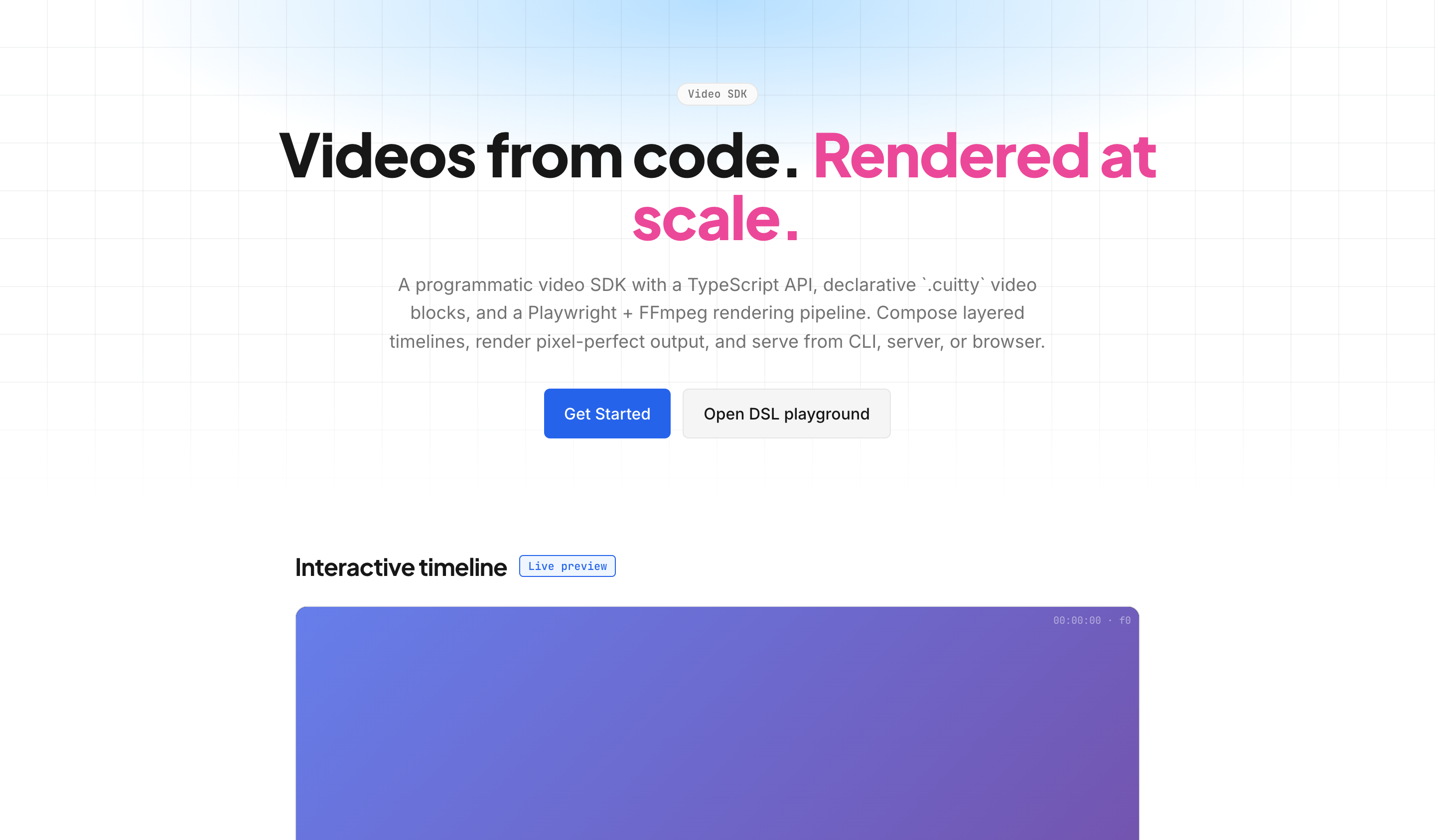 Cuitty Video product page